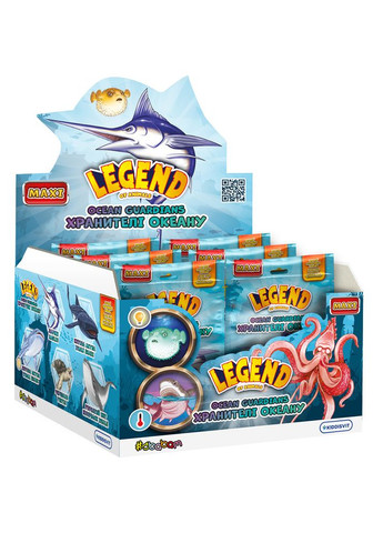 Игрушка-сюрприз LEGEND OF ANIMALS Макси Охранники океана (106/CN24) #sbabam (361305934)