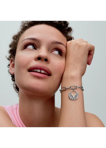 Срібний медальйон "Крила" Пандора Mе 793371C01 Kabluchka (355347706)