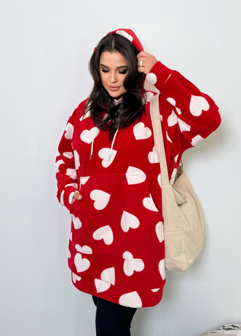 Флісове худі Сердечка No Brand (311667486)