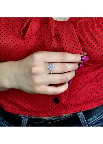 💍 Срібна каблучка з кубічним цирконієм — витонченість у кожній деталі Family Jewelry House (351897779)