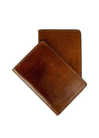 Маленька шкіряна обкладинка для паспорта для жінок - Gulliver's Travels - Коричневий колір - 5200301W Time Resistance (316062825)