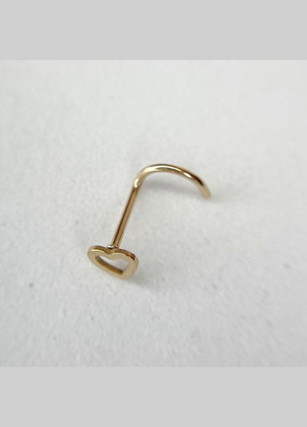 Пирсинг нострел Носа сердце Нержавеющая сталь Розовое золото 4.5 мм x 8.5 мм Finding (328942923)
