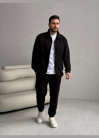 Комплект куртка чорна Main + костюм Pull без капюшону чорний No Brand (327251535)