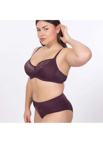 Сливовий бюстгальтер Elita з кісточками