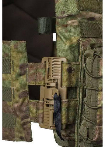 Тактична плитоноска Моллі зі швидким скиданням + підсумки (без плит) Мультикам No Brand (332636190)