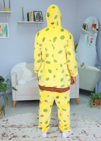 Кигуруми пижама Губка Боб мужские желтая плюшевая Lalapka (367102351)