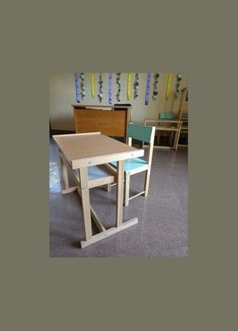 Дитячий стіл парта і стілець, парта дитяча, для навчання, гри, малювання та розвитку, в коробці 60х40х10см Ігруша. Масяня (341309312)