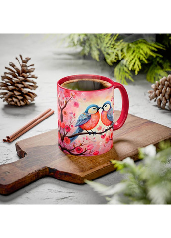 Керамічна чашка з дизайном "Пташки на гілці" No Brand (368671885)