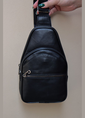 Чоловіча сумка слінг натуральна шкіра 304007 No Brand (303925047)