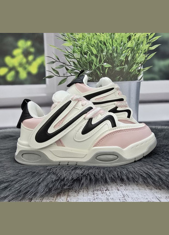 Білі осінні кросівки дитячі для дівчинки Jong Golf