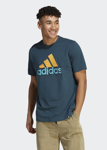 Бірюзова футболка sportswear photo real fill adidas