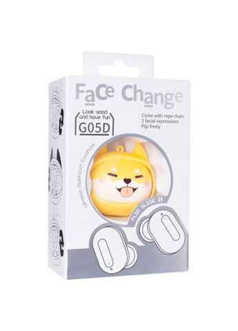 Навушники (G05-YEL) XoKo G05-face changing TWS Yellow (366487553)