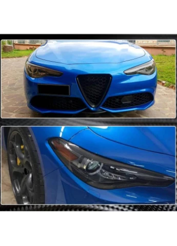 Реснички на Фары (Сухой Карбон) для Romeo Giulia 2016-2022 гг Alfa (392722252)