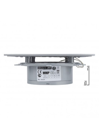 Надтонкий витяжний вентилятор MMP-100 метал із зворотним клапаном MMotors JSC (300801223)