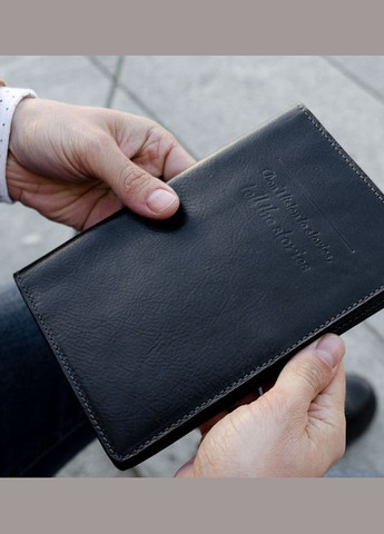 Большая кожаная обложка для паспорта для женщин - Gulliver's Travels - Черный цвет - 5200701W Time Resistance (316062821)