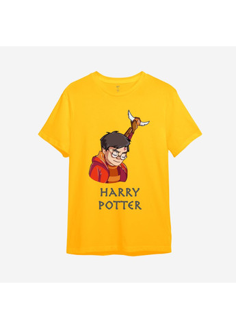 Оранжевая демисезонная детская футболка с принтом "harry potter". гарри поттер (10295538604) ТiШОТКА