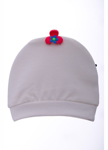 Шапка для мальчика трикотажная в коробке с Мишкой белая 3м+ (40179) BABYKROHA (323469685)