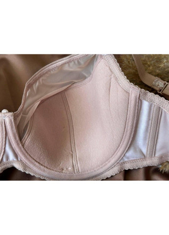 Пудровий бюстгальтер з тонким поролоном 12781 пудровий Lanny Mode