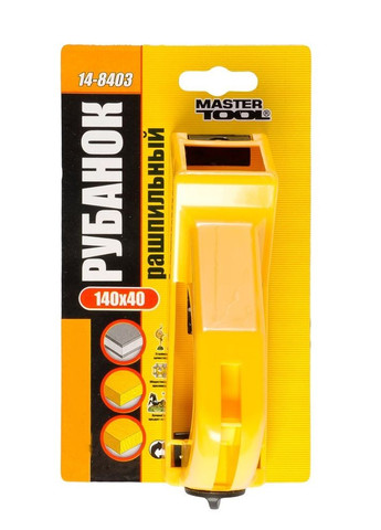Рубанок рашпильный 140х40мм GM (14-8403) Mastertool (322704747)