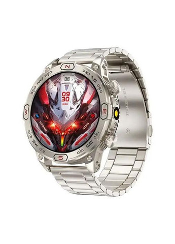 Чоловічий смарт годинник KC86 з AMOLED-дисплеєм, підтримкою дзвінків та 2 змінними ремінцями в комплекті Smart Watch (349824393)