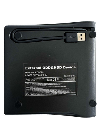 Наружный привод дисковод AMMTOO CD-DVD USB 3.0/DVD-R DVD-RW Black No Brand (366303877)