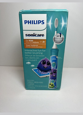 Дитяча електрична звукова зубна щітка Sonicare For Kids HX6321/02 Philips (280265876)