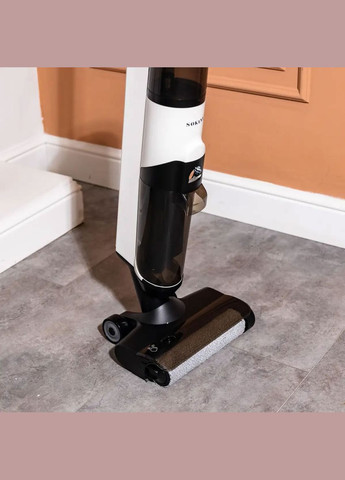 Вертикальный пылесос моющий 175 Вт аккумуляторный для сухой и влажной уборки SK-13040 Sokany (335809885)