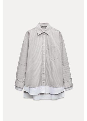 Серая рубашка Zara