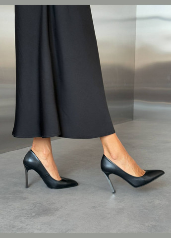 No Brand Классические туфли Lino Marano на каблуке 10,5 см, черные. черный з, — (346430748)