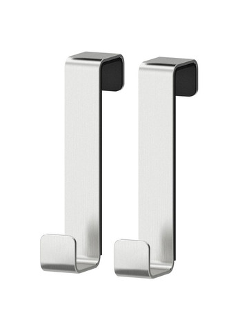 Набір гачків для дверей ІКЕА 2 шт нержавіюча сталь IKEA (272149998)