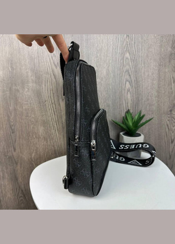 Мужская сумка бананка мессенджер черный No Brand (314454967)