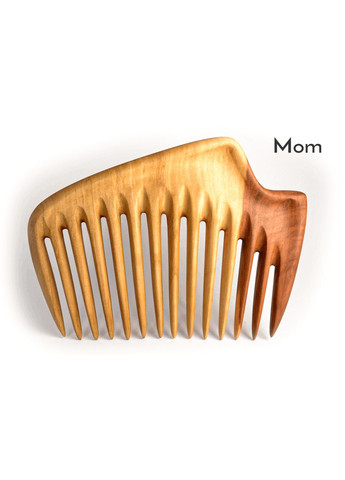 Жіночий Гребінець/Гребінець для Волосся Mom&baby 2шт Ручна Робота Дерев'яний Груша WPG (336550349)