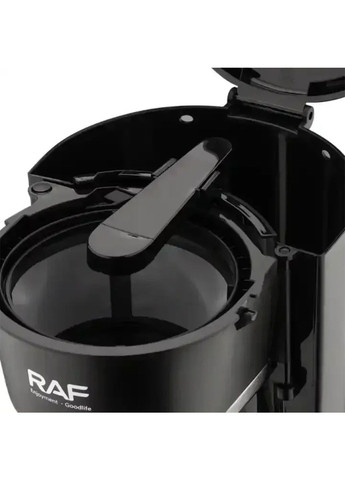 Сучасна крапельна кавоварка зі склянним кавником 1,3л 900 Вт RAF r139 (278315166)