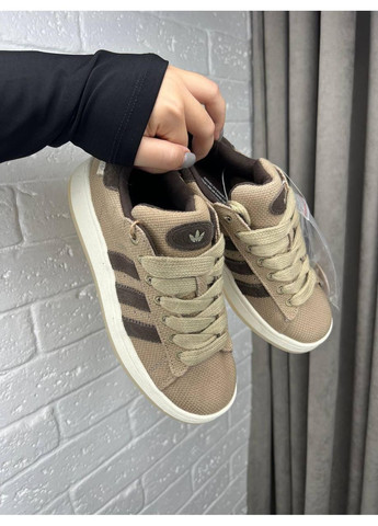Бежеві Осінні кросівки чоловічі adidas campus 00s brown beige адідас кампус No Brand