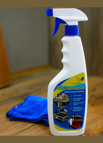 Универсальное моющее средство для стекла и мебели 500 мл. Crystal Green Polish (331892759)