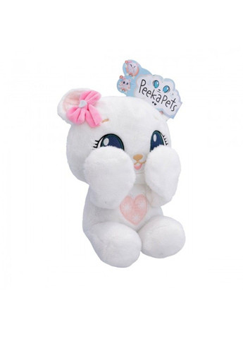 Мягкая игрушка – Белый мишка Peekapets (331297339)