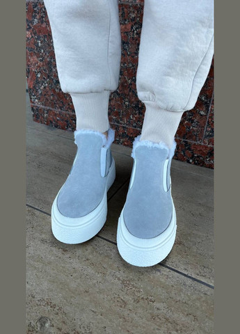 Зимние ботинки челси Vakko из натуральной замши