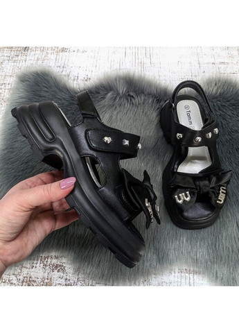 Черные босоножки сандалии детские для девочки Tom.M