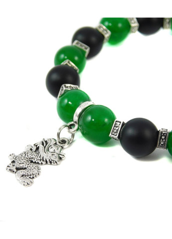 Браслет "Зелений дракон" Шунгіт прес, Хризопраз 16 Fursa fashion (322315391)