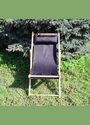 Раскладное деревянное кресло шезлонг с тканью, для дачи, пляжа или кафе.Кресла садовые террасные деревянные. No Brand (316257247)