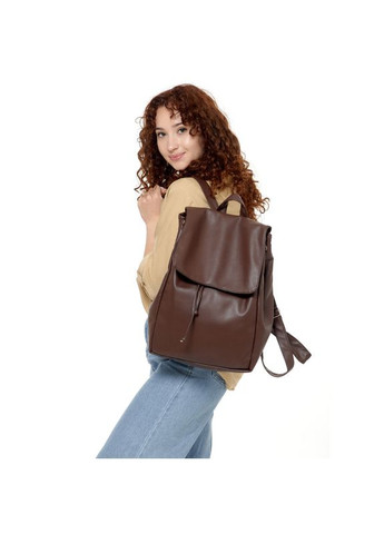 Женский рюкзак Loft LZN шоколадный Sambag (332164411)