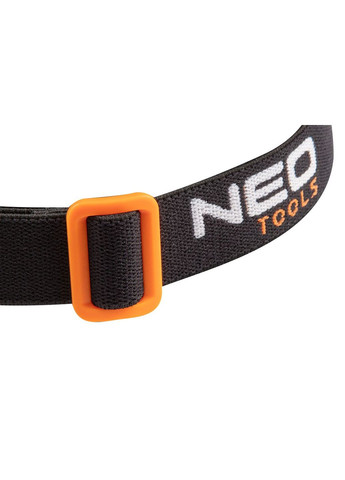 Ліхтар налобний акумуляторний, 500мА•год, 180лм, 3Вт, датчик руху, рухома конструкція на 360°, червоне світло, 50г, IPX4 Neo Tools (315502298)