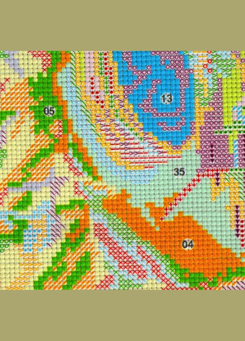 Набор для вышивания по нанесённой на канву схеме "Sunflower Girl". AIDA 14CT printed 30*34 см Joy Sunday (313613143)