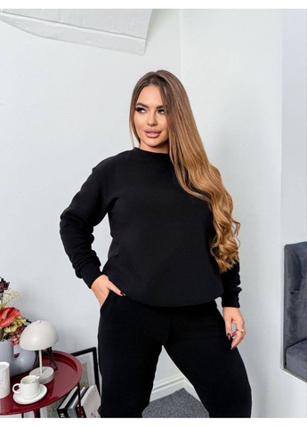 Универсальный базовый костюм из мягкой тринитки на флисе Vakko (367431708)