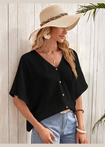 Чёрная блузка женская Гермес