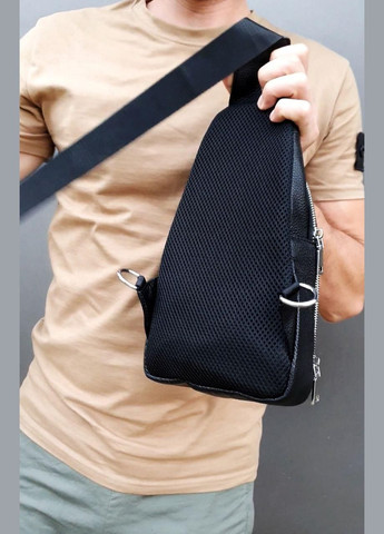 Шкіряна чоловіча сумка-слінг PTR No Brand (317763731)