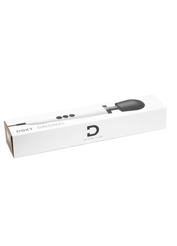 Вібромасажер DOXY Original White, дуже потужний, живлення 220В, пульсівні вібрації No Brand (366878522)