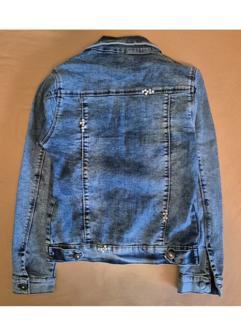 Синя демісезонна куртка джинсова Classik 5510