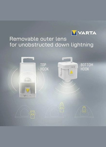 Ліхтар кемпінговий Ambiance L10, IP54, до 150 люмен, до 250 годин роботи, 3хАА Varta (315518401)