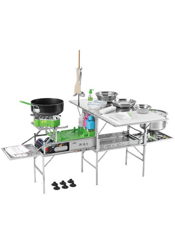 Кемпінгова портативна кухня із столом 96 (A-016840) BRS (321107312)